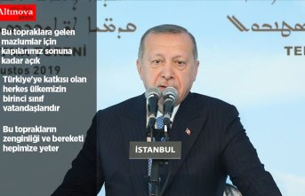 Cumhurbaşkanı Erdoğan Süryani Kilisesi'nin temelini attı