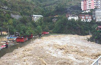 Artvin'de şiddetli yağış