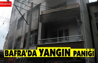 BAFRA'DA YANGIN PANİĞİ