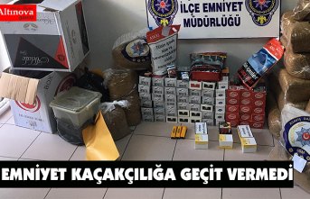 EMNİYET KAÇAKÇILIĞA GEÇİT VERMEDİ