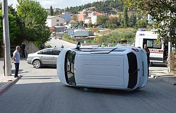 Havza'da trafik kazası: 1 yaralı