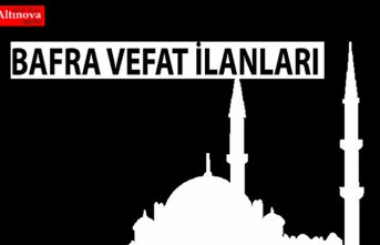 BAFRA VEFAT İLANLARI