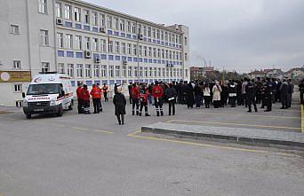 Bolu'da deprem ve yangın tatbikatı