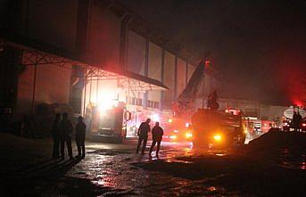 Giresun'da fındık fabrikasında yangın