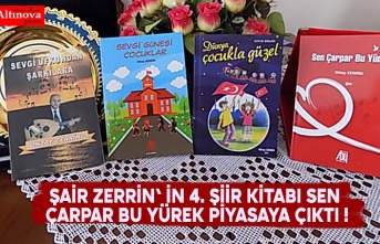 ŞAİR ZERRİN' İN 4. ŞİİR KİTABI SEN ÇARPAR BU YÜREK PİYASAYA ÇIKTI !