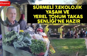 Sürmeli 7.Ekolojik Yaşam Ve Yerel Tohum Takas Şenliği'ne Hazır