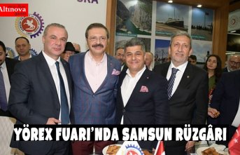 YÖREX Fuarı’nda Samsun Rüzgârı