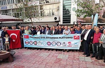 Zonguldak'ta Barış Pınarı Harekatı'na destek