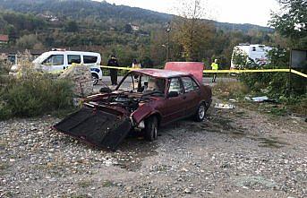 Zonguldak'ta trafik kazası: 1 ölü, 1 yaralı