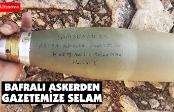 BAFRALI ASKERDEN GAZETEMİZE SELAM