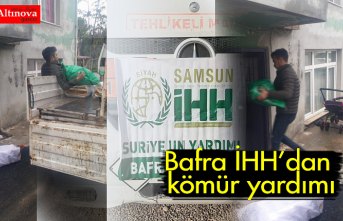 Bafra İHH’dan kömür yardımı