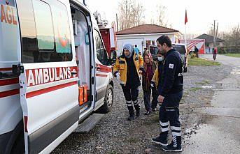 Düzce'de televizyondan çıkan alevler yangına neden oldu