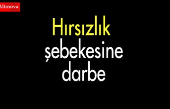 Hırsızlık şebekesine darbe