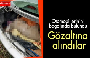 Otomobillerinin bagajında bulundu