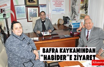 BAFRA KAYKAMINDAN “HABİDER”E ZİYARET