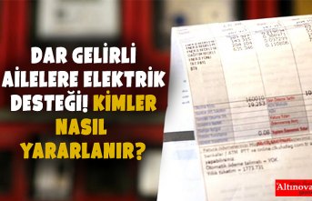 Dar gelirli ailelere elektrik desteği! Kimler nasıl yararlanır?