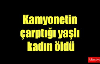 Kamyonetin çarptığı yaşlı kadın öldü