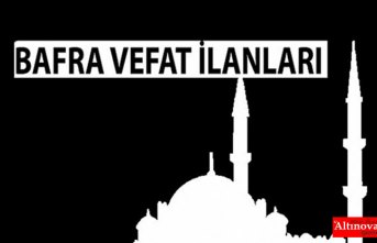 Bafra vefat ilanları