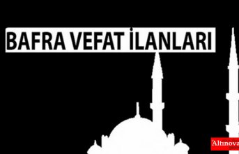 Bafra Vefat İlanları