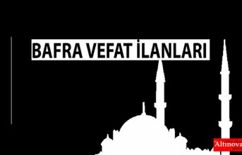 Bafra Vefat İlanları