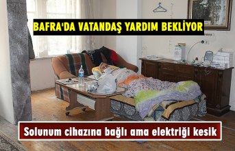 BAFRA'DA VATANDAŞ YARDIM BEKLİYOR