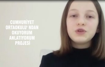 CUMHURİYET ORTAOKULU' NDAN OKUYORUM, " ANLATIYORUM " PROJESİ