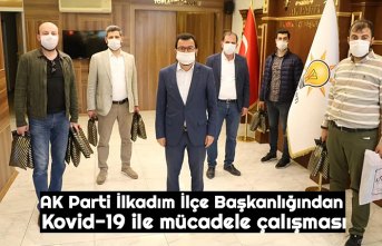 AK Parti İlkadım İlçe Başkanlığından Kovid-19 ile mücadele çalışması