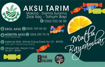 AKSU TARIM’DAN BAYRAM TEBRİĞİ