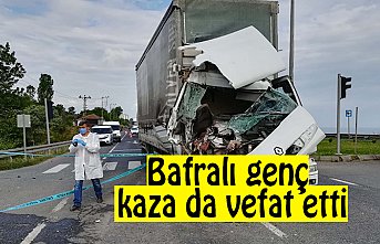 Bafralı genç kaza da vefat etti