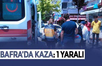 BAFRA’DA KAZA:1 YARALI