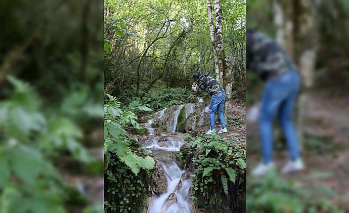 Sülüklü Göl Tabiat Parkı'nda sonbaharın güzellikleri yaşanıyor