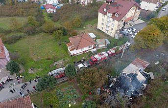 Düzce'de evde çıkan yangında bir kişi öldü