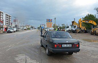 Ordu'da otomobilin çarptığı yaya yaralandı