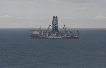 Karadeniz'de Türkali-2 kuyusunda sondaj derinliği 3 bin metreyi aştı