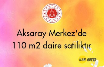 Aksaray Merkez'de 110 m² daire icradan satılıktır