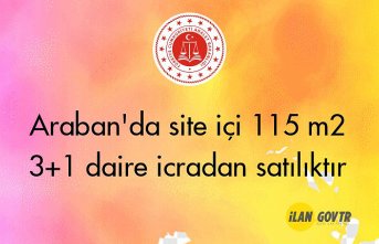 Araban'da site içi 115 m² 3+1 daire icradan satılıktır