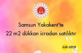 Samsun Yakakent'te 22 m² dükkan icradan satılıktır