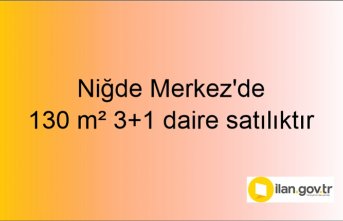 Niğde Merkez'de 130 m² 3+1 daire icradan satılıktır