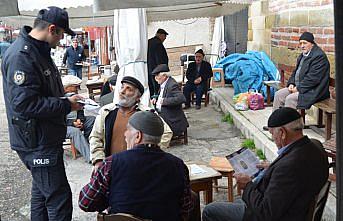 Merzifon'da polis vatandaşları hırsızlık olaylarına karşı uyardı