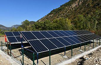 Karabük'te köyün içme suyu güneş enerjisiyle karşılanıyor