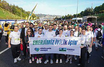 CK Enerji çalışanları İstanbul Maratonu'nda otizmli çocuklar için koştu