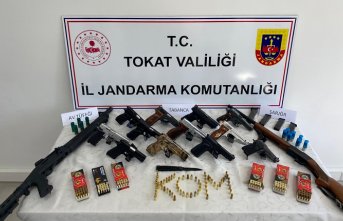 Tokat'taki silah ve mühimmat kaçakçılığı operasyonunda 3 kişi tutuklandı