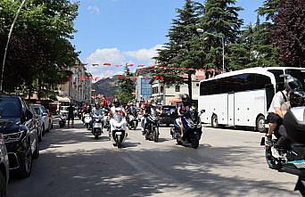 Amasya'da off-road araçları ve motosikletlerle geçiş gösterisi yapıldı