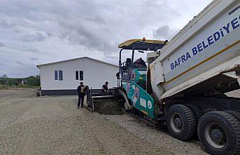 Bafra'da tır parkı çalışmalarında sona yaklaşıldı