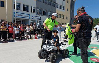 Karabük'te ilkokul öğrencilerine ATV ve motosiklet sürüş eğitimi