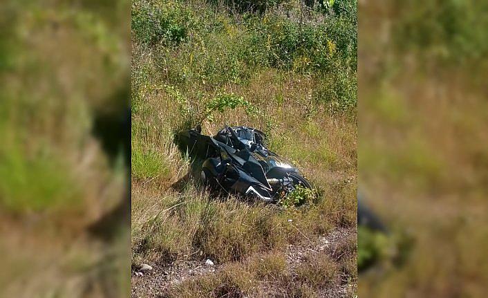 Karabük'te otobüsün altında kalan motosikletli öldü