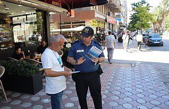 Bafra'da polis boğulma vakalarının önlenmesi için bilgilendirme yaptı