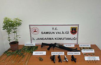 Samsun'da uyuşturucu ve silah operasyonunda 2 kişi yakalandı