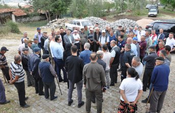 Amasya Valisi Doruk Gümüşhacıköy'de incelemede bulundu