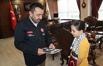 Amasya'da 9 yaşındaki çocuk harçlığını Gazze'ye destek için bağışladı